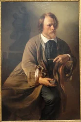 Portrait du sculpteur Jens Adolf Jerichau, le mari de l